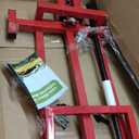 Lawn Mower Lift Jack with Hand Crank and Power Extension Handle, Red
880 lbs Capacity Lifting Jack for Garden Tractors, Riding Lawn Mower Maintenance Lift, Telescopic Maintenance Jack