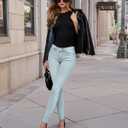 Hybrid & Company Women Ultimate Comfort Flattering Fit Stretch Skinny Jeans (22 Plus, Bleach)