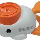 Dog Slow Feeder Puzzle Toy, 2-in-1 Interactive Duck Shaped Puppy Treat Feeding Food Dispenser Mental Stimulation Toys for Small & Large Cats Dogs