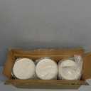 Hedume Set of 3 Airtight Kitchen Canister Decorations with Lids, Coffee, Tea, Sugar Metal Containers, Decorative Nesting Kitchen Canister Jars, Food Storage