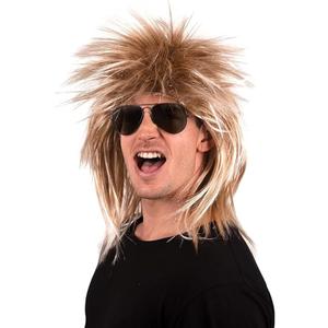 Spooktacular 80’s Rockstar Mens Wig – Dirty Blonde Mullet Wig for Adults – Long Spiky 80s Costume Funny Wigs for Men & Women – Halloween Rocker Costume Apparel – Unisex Cosplay for Parties & Concerts Spooktacular 80’s Rockstar Mens Wig – Dirty Blonde Mullet Wig for Adults – Long Spiky 80s Costume Funny Wigs for Men & Women – Halloween Rocker Costume Apparel – Unisex Cosplay for Parties & Concerts