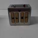 4 Slice Toaster, Touchscreen & Dual Independent Control Panel5 Basic Functions & Digital Countdown Toasters, 6 Shade Settings6 Bread Types, Smart Bread Maker Mute/Screen-Off,Silver