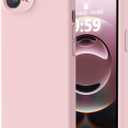 LOVE 3000 Designed for iPhone 16e Case, Premium Silicone with [Soft Anti-Scratch Microfiber Lining] Shockproof Protective Phone Case for Men Women Girls 6.1", Chalk Pink