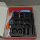 Switch 1/2 Sports Accessories Bundle with Organizer Station Compatible with Nintendo Switch Console & Joy-con, Storage and Organizer for Switch Sports Games, Family Sports Games Pack Accessories Kit (Orange & Blue)