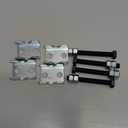 4 Pack Coil Spacers,2-Way Adjustable Lift Or Lower Spring Spacer Coil Spring Compressor 1 to 2 Lift or Lowering Height