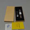 Gold Watches for Women with Vintage Rectangular Case,White Roman Dial,Stainless Steel Band,Adjustment Tool Included,Water Resistant