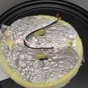 GLOBE Electric 44480 Brisbane 1-Light Outdoor Indoor Flush Mount Ceiling Light, Matte Black, Frosted Glass Shade, Bulb Not Included