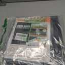 Magnetic Insulated Door Curtain Fits 36"x80" Doors - Thermal Door Cover for Winter with Clear Window, Window Insulation Kit & Doors Draft Stopper to Keep Cold Air Out for Front Doorway Home - Black