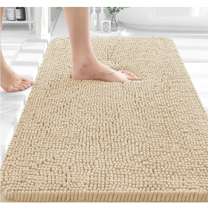 Bathroom Rugs 23 inch×60 inch, Extra Soft Absorbent Chenille Bath Rugs, Rubber Backing Quick Dry, Machine Washable Bath Mats for Bathroom Floor, Tub and Shower, Home Decor Accessories