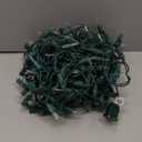 612 Vermont 100 LED Clear Twinkle Christmas Lights on Green Wire, UL Approved, Indoor and Outdoor Use, 24.75 Foot of Lighted Length, 25.4 Foot of Total Length