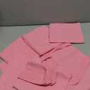 TOPDesign 6-Pack Economical 16"x15" Pink Cotton Tote Bag, Lightweight Medium Reusable Grocery Shopping Cloth Bags, Suitable for DIY, Advertising, Promotion, Gift, Activity