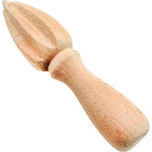 Beech Wood Citrus Reamer, Orange and Lemon Handheld Juicer: 1 Pack