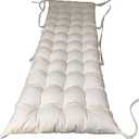 Generic Custom Non Slip Chair Cushion with Ties,Thicken Lounger Cushion Solid Color Bench Cushion Sofa Cushion Recliner Rocking Chair Cushion(50x50cm(20x20inch), Cream White), 1958707