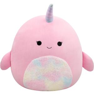Squishmallows Original 20in Esme The Pink Narwhal Official Jazwares Plush (Jumbo)
