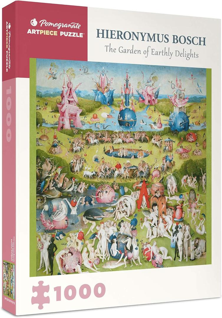 Pomegranate 1000-Piece Jigsaw Puzzle for Adults, Hieronymus Bosch's The Garden of Earthly Delights, Matte Finish, Snug Fit