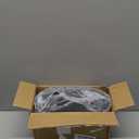 SUBEKYU 0.5 Gal Mini Countertop Trash Can with Lid for Desktop, Small Garbage Can for Office, Tiny Wastebasket, Plastic, Light Grey