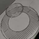 GasSaf Grill Grates Replacement for Weber 8835, 22.5 inch Charcoal Grills, Kettle, Performer, Master-Touch and Others, 21.5 Inches Gourmet BBQ System Hinged Stainless Steel Cooking Grate Grids
