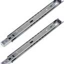 Coshar 2 Pairs 9 Inch Drawer Slide Glides Heavy Duty Ball Bearing Rails Runners Full Extension Drawer Track for Dresser, Cabinet, Kitchen(2 Pairs)