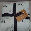 Eddie Bauer - Flannel Sheets King Size, Anti-Pilling & Wrinkle Resistant Cotton, Touchably Soft for All-Season Comfort - Bed Sheets with Matching Pillowcases & Fitted Sheet (Dog Friends Blue)