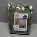 MIULEE Velvet Curtains Olive Green Elegant Grommet Curtains Thermal Insulated Soundproof Room Darkening Drapes for Classical Living Room Bedroom Decor 52 x 84 Inch Set of 2