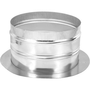 PATIKIL 10" Round Duct Collar, Galvanized Duct Connector Flange Pipe Collar Take Off Collar for Flexible or Rigid Ducts, Heating Cooling Ventilation Exhaust Fan Vent Systems