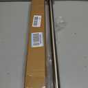 Ivilon Tension Curtain Rod - Spring Tension Rod for Windows or Shower, 24 to 36 Inch. Brushed Nickel