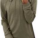 onlypuff Womens Top Long Sleeve Shirts for Women Cute Ladies Top Fashion Fall Tops 2024 Tunic Tops Blouses (XXL)