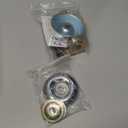 8 Inch Steel Wire Rotary Brush Cutter Trimmer Head,Universal Replacement Weed Blade Cutter for String Trimmers, Gardening Lawnmower, Moss & Rust Removal,Compatible with Stihl,Husqvarna (Silver)