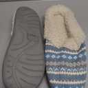 Evshine Warm Knit House Slippers for Women Comfy Wool-Like Lined Chenille Slippers with Memory Foam and Indoor Outdoor Soles44-45