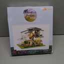 MAGQOO Dollhouse Miniature with Furniture, DIY Wooden Dollhouse Kit Plus Dust Proof, 1:24 Scale Creative Room Idea (Monet Garden)