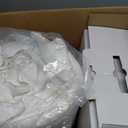 Feather Down Fiber Comforter King Size,Hotel Style Bedding Comforter,1200TC,100% Organic Cotton Fabric,All Season White Duvet Insert with 8 Corner Tabs