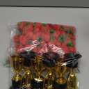 Wenqik Derby Horsing Racing Party Decoration Small Standing Table Centerpieces 100 Red Roses 6 Golden Trophies and 6 Horses for Wedding Freestanding Table Decor Horse Themed Party Favor Bulk