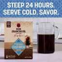 Don Francisco's Organic Cold Brew Coffee Pitcher Packs, Med-Dark Roast, 8ct | USDA Organic Cold Brew Pitcher Pack, 100% Arabica, Easy Fresh Convenient Cold Brew at Home, Steep for 24hrs, Rich Bold Taste (EXP 05/19/27)