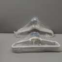 Velvet Clothes Hangers 50 Pack, Non-Slip Slim White Suit Hanger Space Saving Luxury Velvet Hangers for Wardrobe, Student Dorms, Home Organization (17.7inch-50pack)