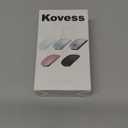 Kovess Wireless Bluetooth Mouse for Mac Air MacBook Pro Laptop PC Pad Optical Rechargeable Silent Mouse with Jiggler Mode Dual Mode Switch Bluetooth 5.2/3.0 and 2.4G USB-A & USB-C Receiver Rose Gold