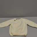 Pureborn Baby Toddler Boys Girls Pullover Sweater Cotton Knit Button Closure Sweaters (6-12 Months, Cream)