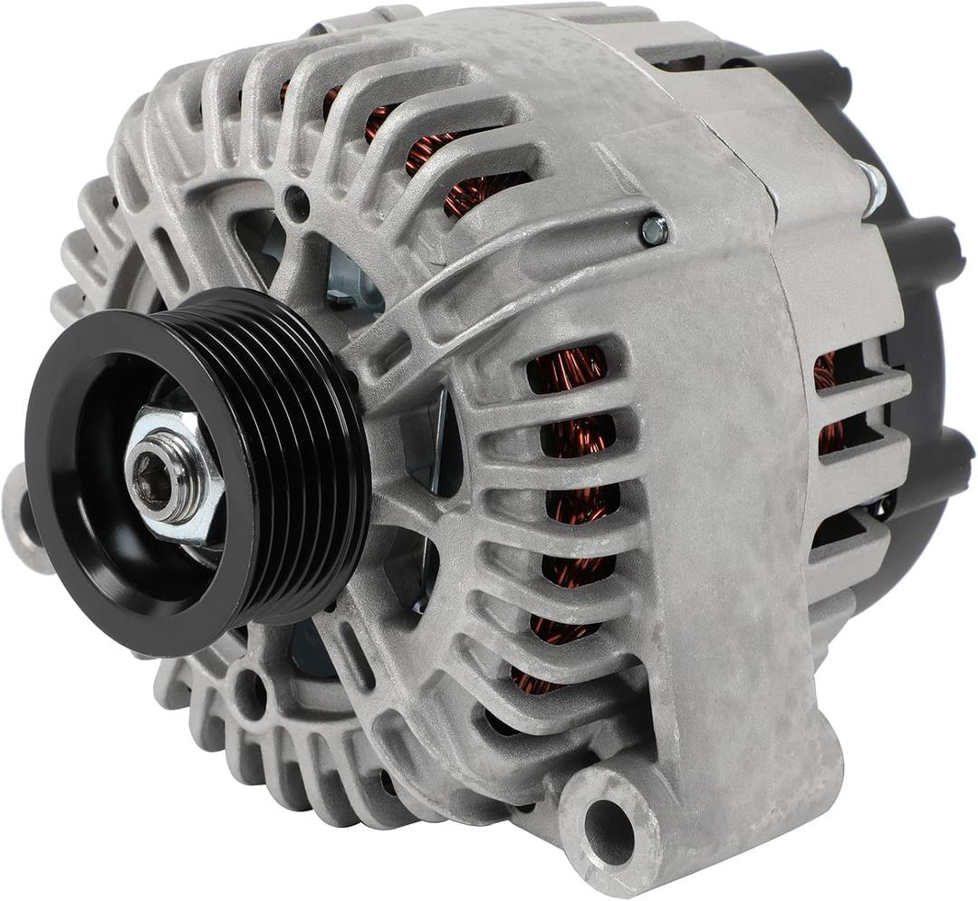 SCITOO Alternator Fit for Chevrolet 3.4 3.4L Equinox 2005 2006 05 06, for Torrent 2006 06-12V 145Amp CW S6 Pulley Class, Replace OE# 11145
