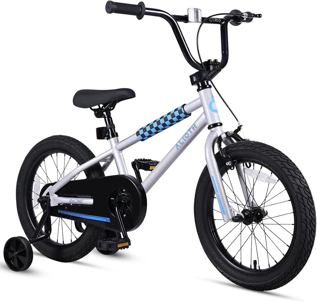 vollsch BMX Style 12 14 16 Inch Kids Bike Training Wheels 20'' Bicycle with Kickstand for 2-14 Years Old Toddlers Boys Girls Coaster Brake Multiple Colors
