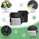 Dog Training Kit - Pet Training Waist Bag Built-in Poop Bag Holder, Dog Treat Pouch with Magnetic Closure, Dog Poop Bag, 2-in-1 Whistle Clicker, Ultrasonic Silent Whistle, Puppy Training Clickers