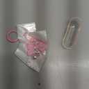 Lovmooful Compatible for AirPods 3rd Case Cute Clear Ribbon Bowknot with Lovely Pearl Chain Design for Women Girls Soft TPU Shockproof Protective Cover Case for Airpods 3 - Pink