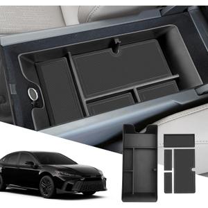 SXCY for 2025 Toyota Camry Center Console Organizer for Toyota Camry 2025 Accessories Console Tray for 2025 Toyota Camry Armrest Console Organizer 2025 Camry XSE Accessories