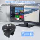 Elec Space Wireless Ring Mouse - Creative Air Finger Trackball for Tablets & Phones, Bluetooth & 2.4G Connectivity, Ideal for Video Streaming, Remote Photography, and Music Control