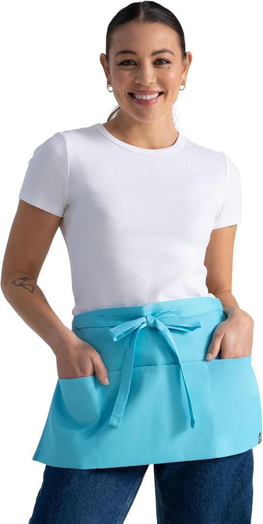 Chef Works Unisex Waitress Apron (Turquoise)