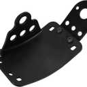 aqxreight Motorcycle Curved Side Mount License Plate Bracket Holder Billet Aluminum replacement for Suzuki Cruiser Choppers with LED Brake Tail Light Bracket for Easy Installation