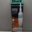 Shark Steam Mop with 2 Machine Washable Dirt Grip Pads, Removable Water Tank, Lightweight, Steam Cleaner for sealed Hard Floors, Marble, Stone, Hardwood, Tile, Laminate, White/Seafoam, S1000