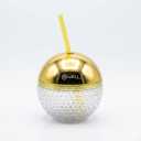 B•WELL Gold Disco Ball Tumbler Water Bottle