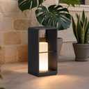 Outdoor Lights for Patio, IP65 Solar Lanterns Outdoor Waterproof, Dusk to Dawn Floor Lamp with 3000K LED, Solar Powered Landscape Lighting for Garden, Yard, Deck, Backyard, Porch and Path