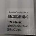 CS331 CX331 Toner Cartridge (with Chip) Replacement for Lexmark 20N10 20N10K0 20N10C0 20N10M0 20N10Y0 Toner Cartridge for CS331 CX331 CS431 CX431 CS331dw CS431dw CX331adwe CX431adw Printer (4-Pack)