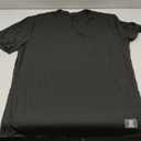 PLEPAN Mens Muscle T Shirts V Neck Short Sleeve Henley Shirt (Black, L)