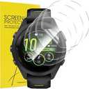 6 Pack Anti-Scratch Film for Garmin Forerunner 265s (42mm) Screen Protector, TPU Flexible Film, HD Clear Screen Protector Compatible for Garmin Forerunner 265s (42mm) Smartwatch